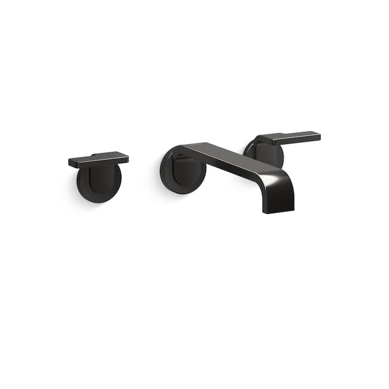 Kallista P34236-LV Guise Collection 1.2 GPM Wall Mounted Vessel - Polished Graphite