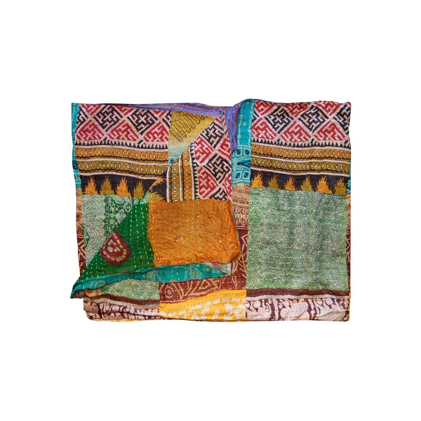 Taj hotel 2025 kantha silk throw