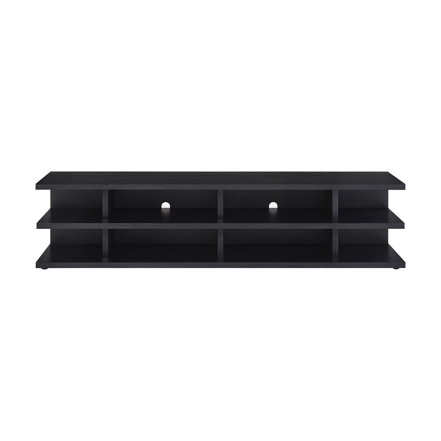 2-Tier Shelf Wooden TV Stand