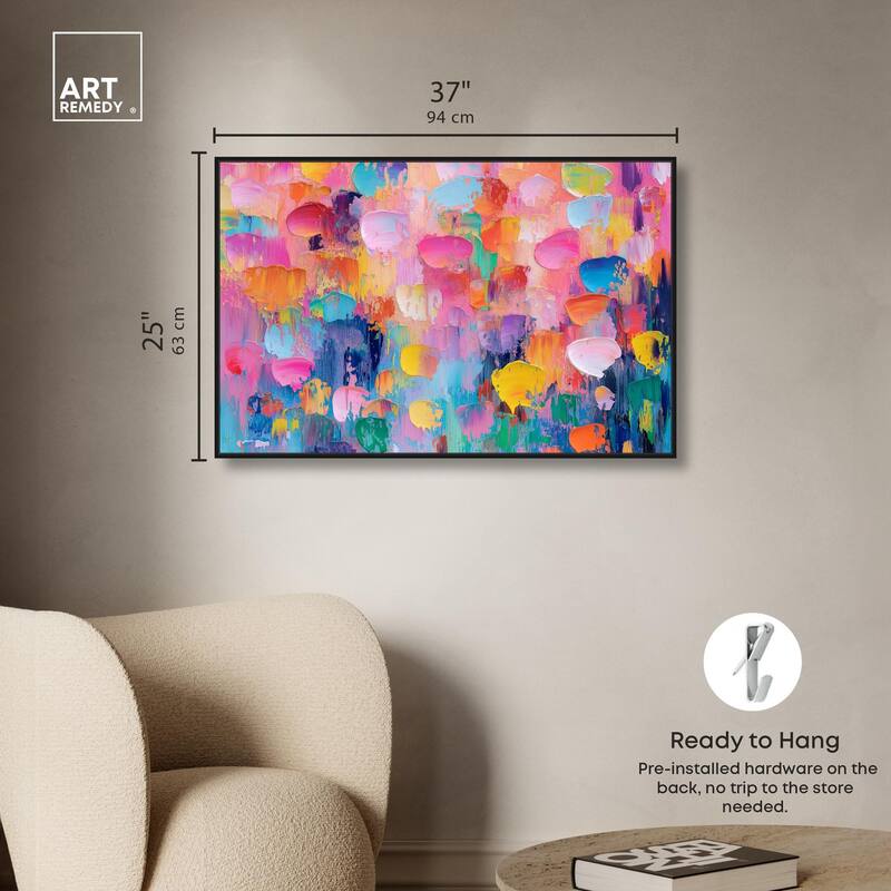 Jubilee of Colors Canvas by Art Remedy