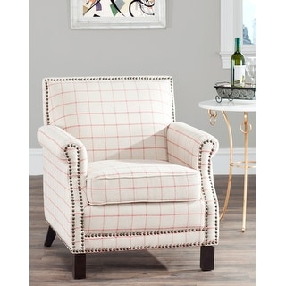 Safavieh Easton Tan Club Chair - 28.3" x 33.1" x 31.7"
