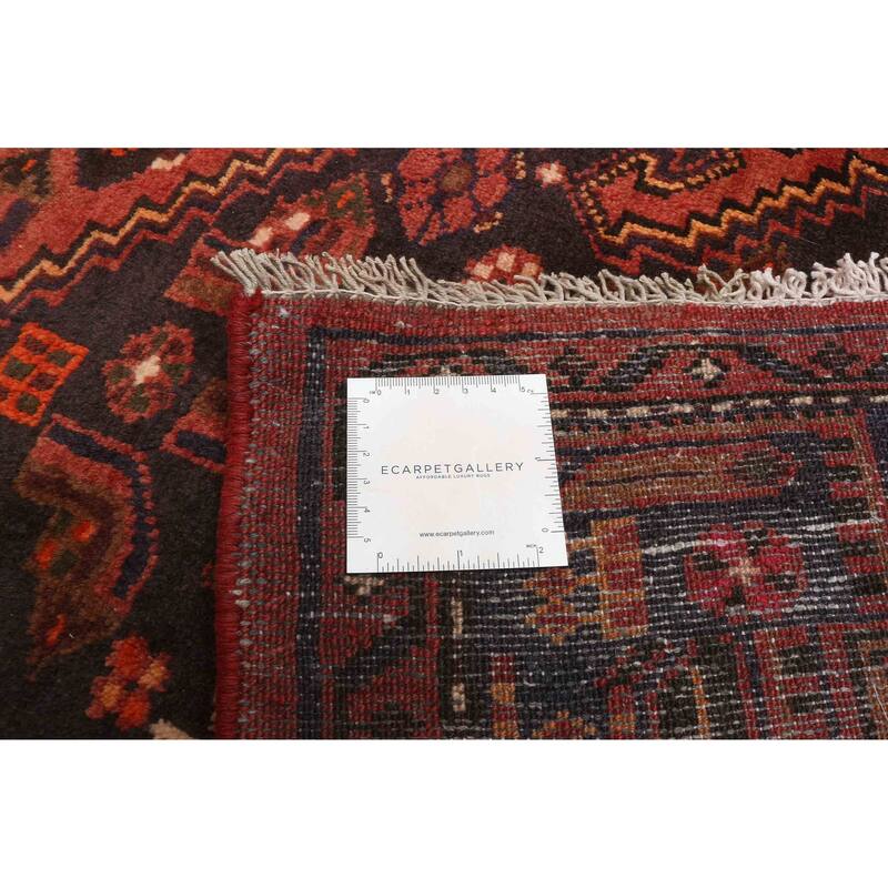 ECARPETGALLERY Hand-knotted Andelz Red Wool Rug - 4'5 x 7'1
