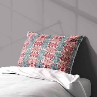 Rajput Floral Sham in Red, Green, Blue - Bed Bath & Beyond - 38911353