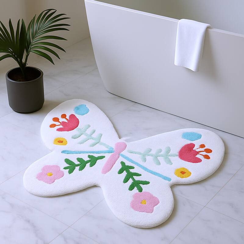 HomeRoots Juvenile/Youth Transitional Novelty Area Rug - 40.00 in. x 30.00 in. x 0.30 in. - 40.00 in. x 30.00 in.  x 0.30 in.