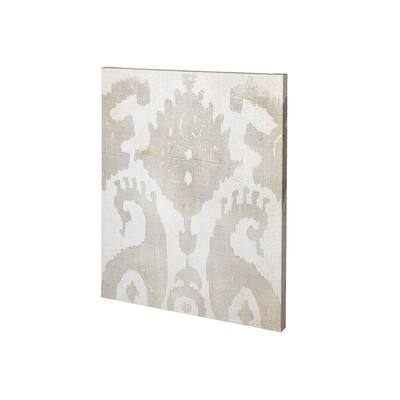 Shadow Ikat V Canvas Art Print