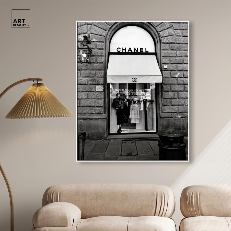 Fashion House Window Canvas by Art Remedy