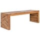 preview thumbnail 1 of 3, vidaXL TV Stand 43.3"x23.6"x15" Solid Teak Wood - 43.3"x23.6"x14.2"