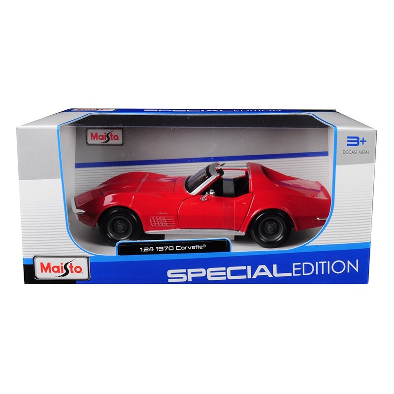 red corvette toy car