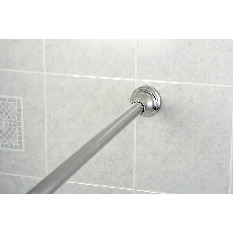Edenscape 60-Inch to 72-Inch Adjustable Shower Curtain Rod - Polished Chrome