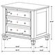 preview thumbnail 15 of 15, Sandy Beach Bedroom Set Cream White
