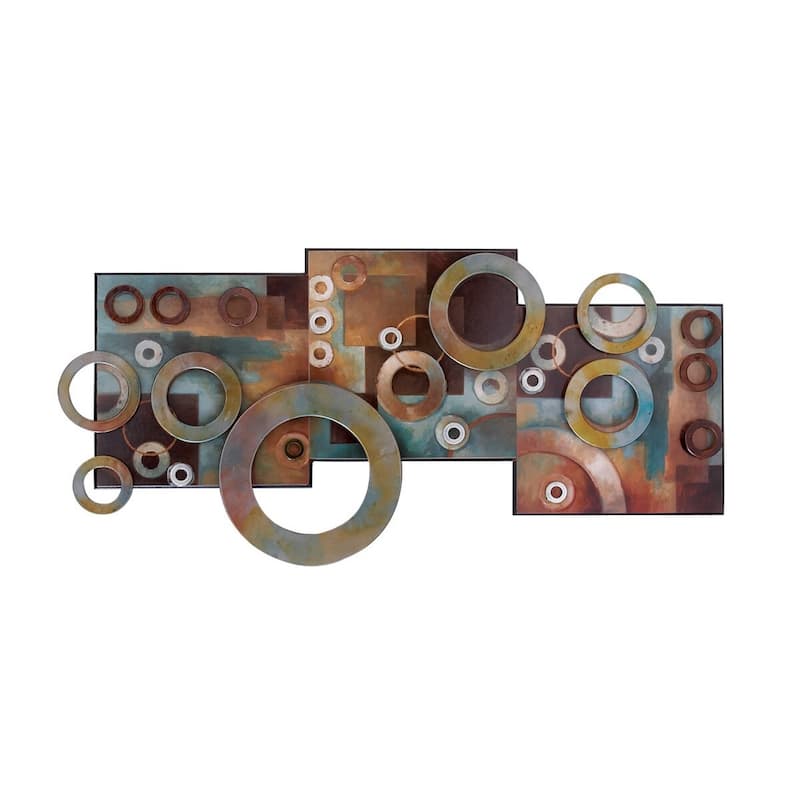 Multi MDF Modern Wall decor 17 x 36 x 1