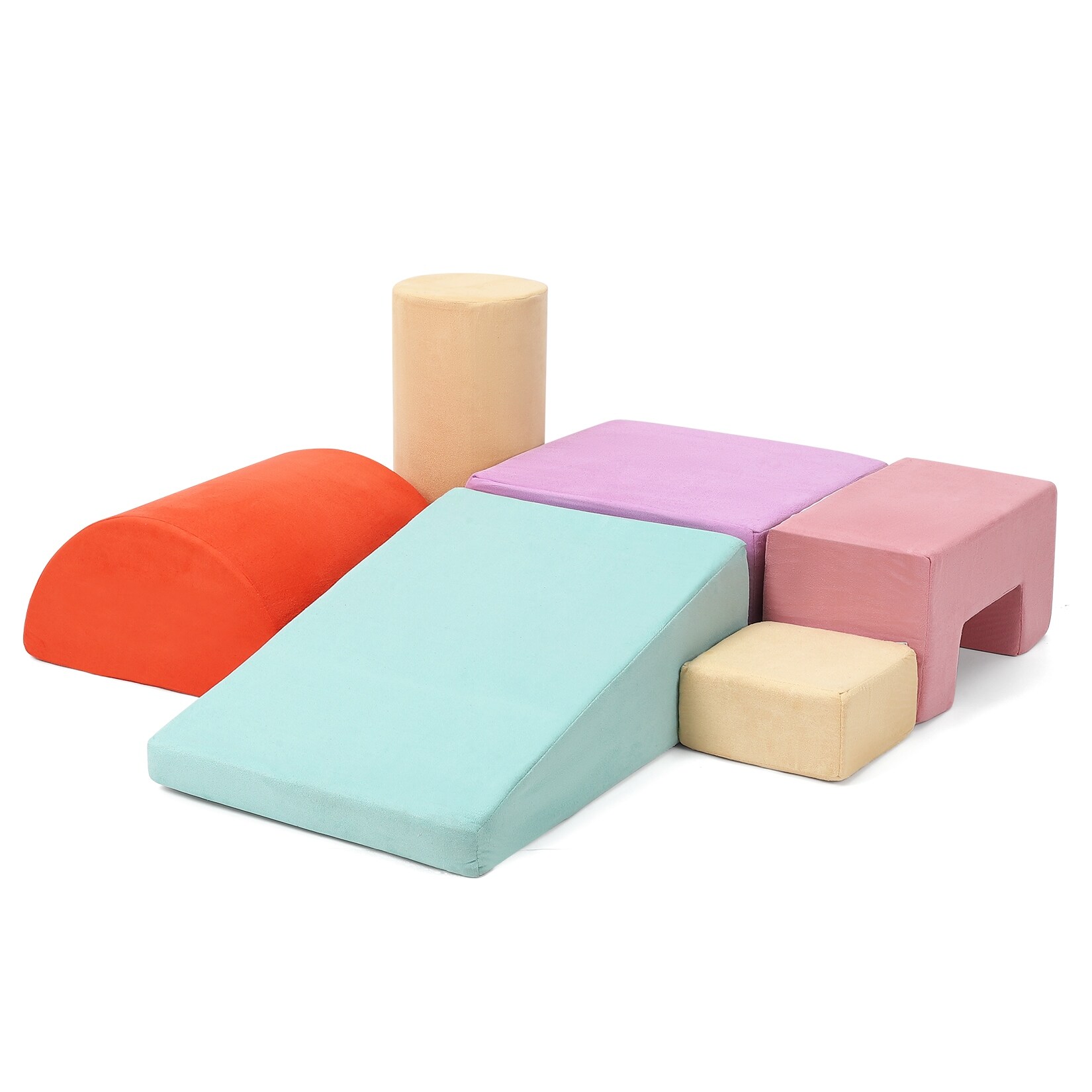 6PCS Foam Climbing Blocks for Toddlers