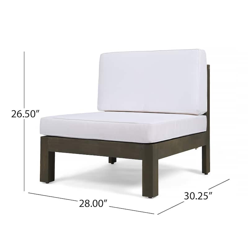 Brava 7-Seater Wood Sectional Sofa Set by Christopher Knight Home