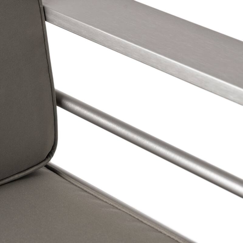 Christopher Knight Home Cape Coral Outdoor Aluminum Club Chair with Optional Sunbrella Cushions