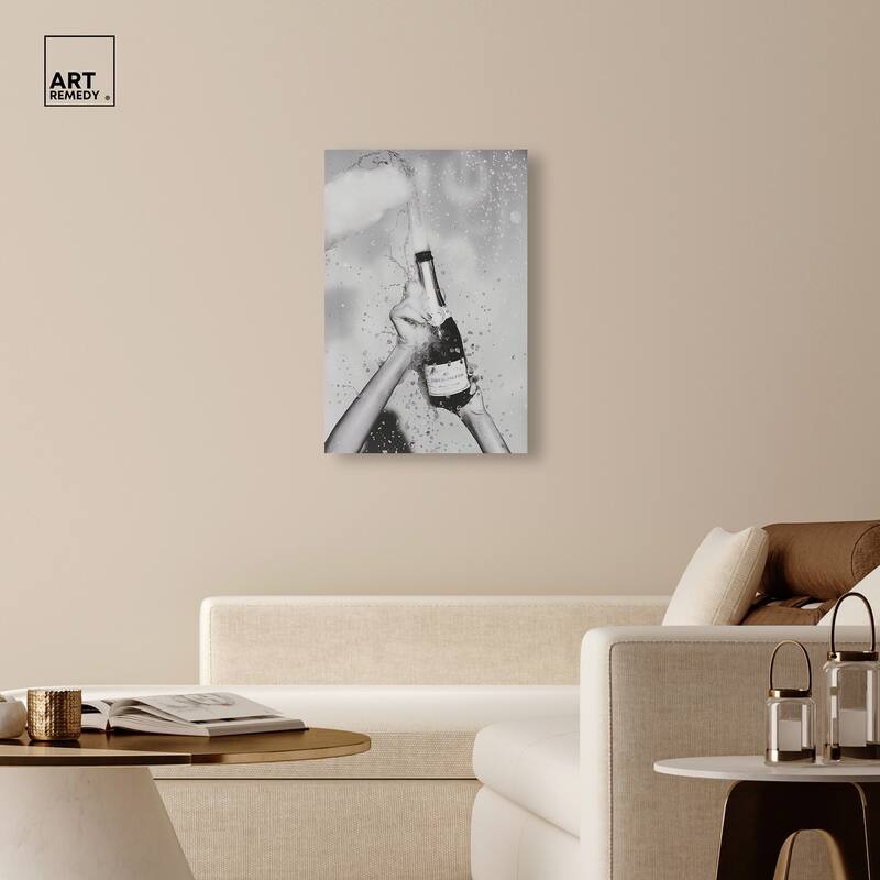 Hold the Moment I Canvas by Art Remedy, Gallery Wrapped