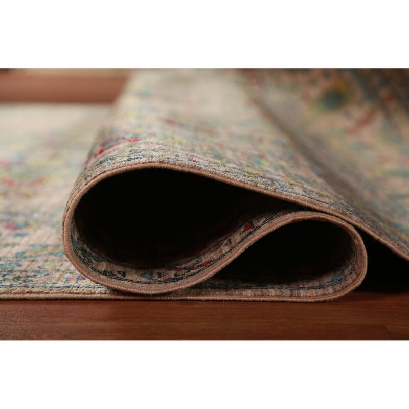 Brown Vegetable Dye Ziegler Oriental Area Rug Hand-Knotted Wool Carpet - 6'10"x 10'5"