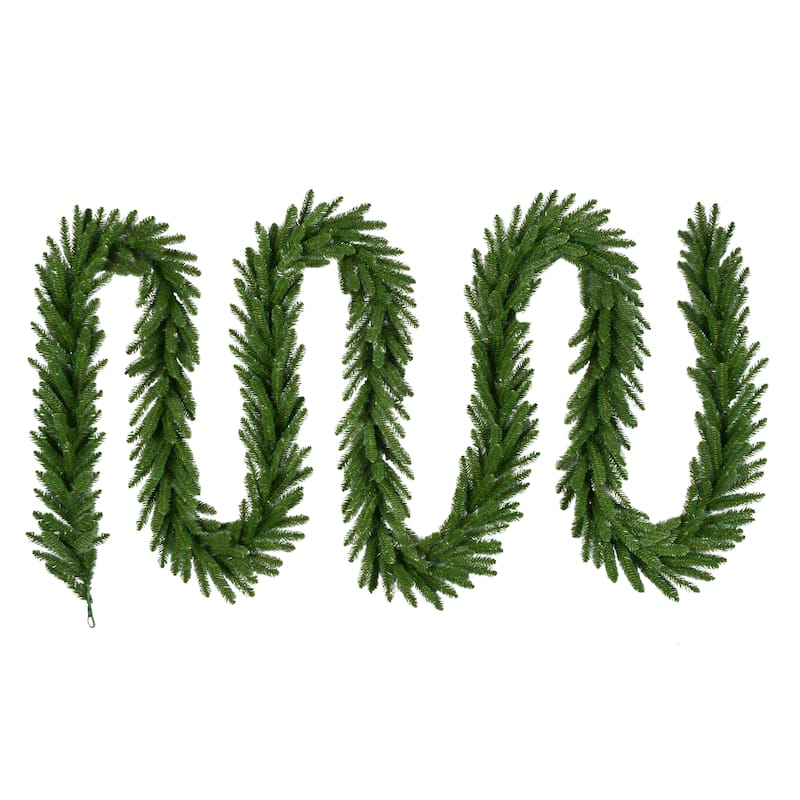 Puleo International 20' x 10" Mountain View Spruce Artificial Green Christmas Garland