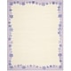preview thumbnail 4 of 11, SAFAVIEH Handmade Children's Daisy Borders Ivory New Zealand Wool Rug 8' x 10' - Ivory/Lavander
