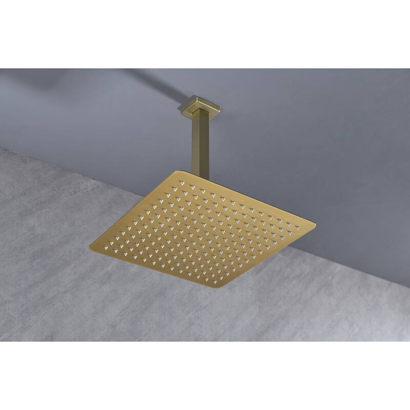 Rain Shower Head High Pressure Rainfall Showerhead Water Saving