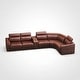 preview thumbnail 11 of 16, Power Recliner 6-Piece Sectional Sofa with Storage Console