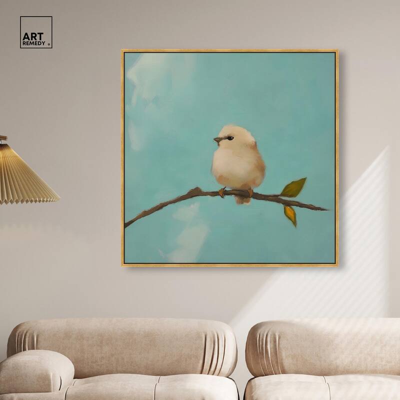 Azure Avian Canvas by Art Remedy
