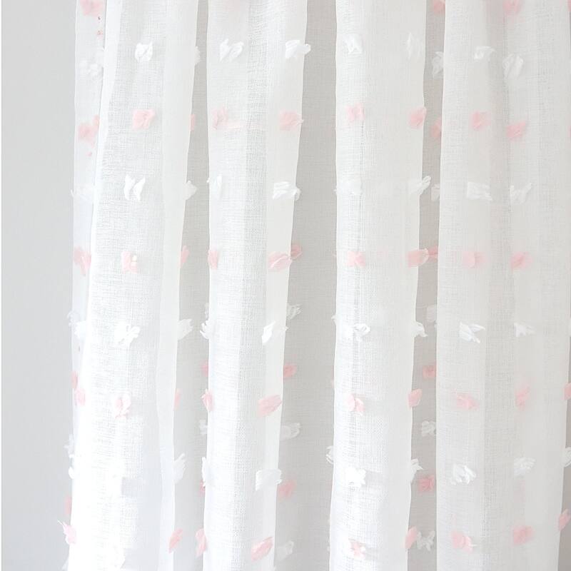 DriftAway Lily White Voile Sheer & Blackout Curtain Liner Single Panel