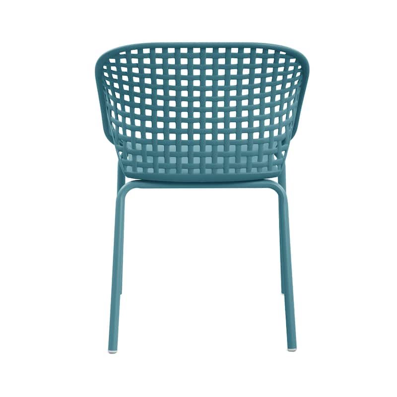 Christopher Knight Home - Modern Outdoor Dining Chair with Weather-Resistant Design - Set of 2