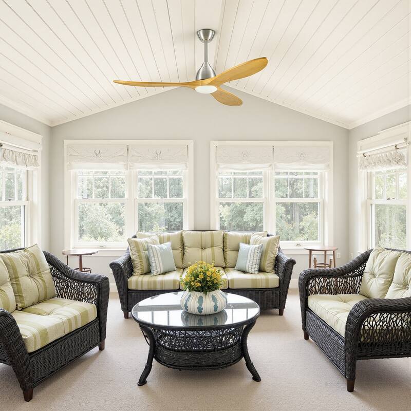 CO-Z 3 - Blade Modern Classic Smart Ceiling Fan with Dimmable LED Light and Remote