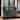 Patio Bar Table with 2-Door and Shelf,Patio Outdoor Wicker Storage Cabinet with Shelf