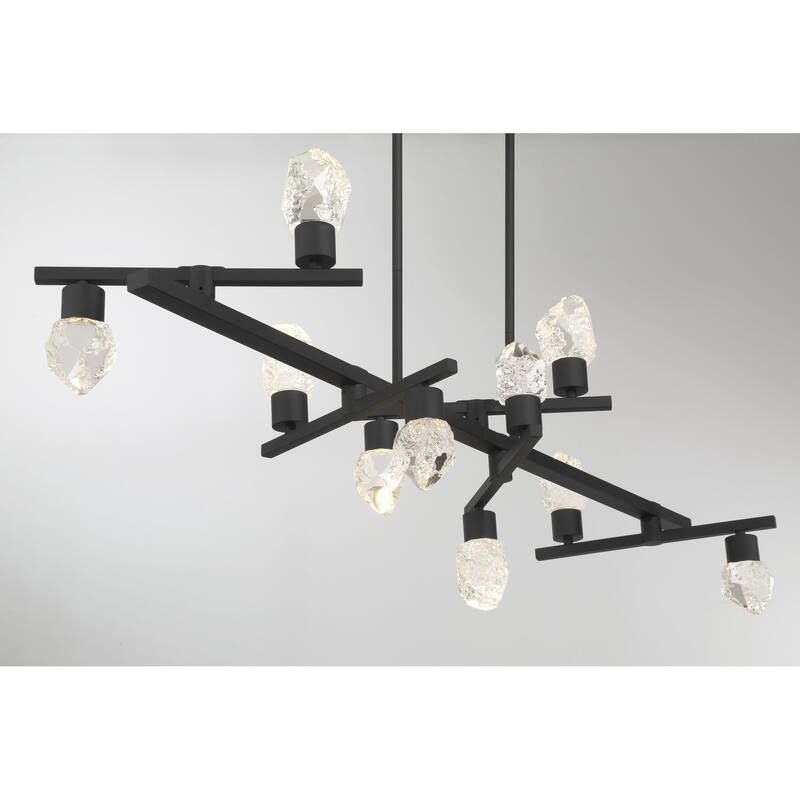 Kovacs P1538-L Kosmyc 8 Light 50" Wide LED Linear Chandelier