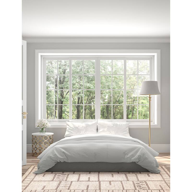 ECARPETGALLERY Hand-knotted Tangier Ivory Wool Rug - 8'0 x 10'3