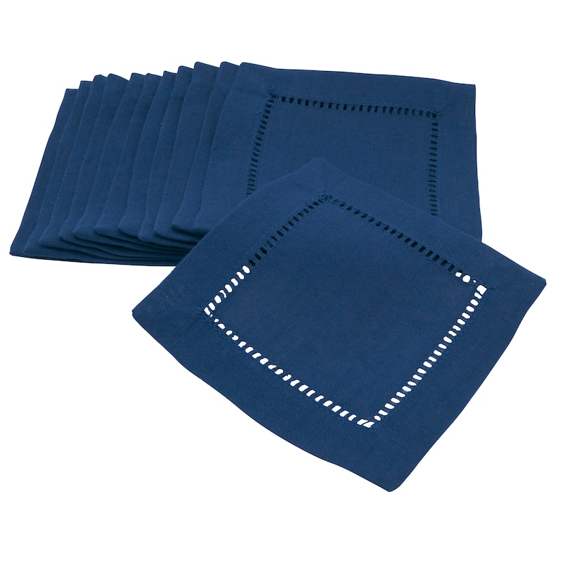Classic Hemstitch Border Dinner Napkin (Set of 12)