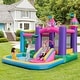 preview thumbnail 1 of 5, 6-in-1 Kids Inflatable Bounce House with Slide Jumping Area