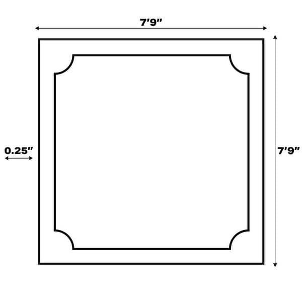 dimension image slide 13 of 33, JONATHAN Y Aarhus Minimalist Angle Geometric Ivory/Cream Area Rug