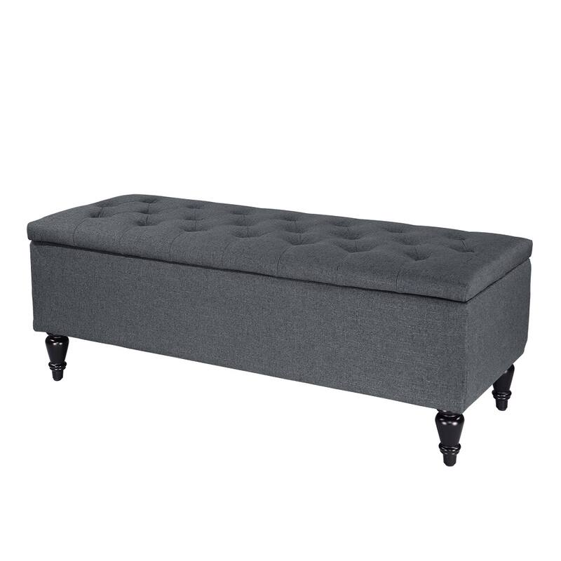 Maypex 45" Fabric Upholstered Tufted Storage Bench