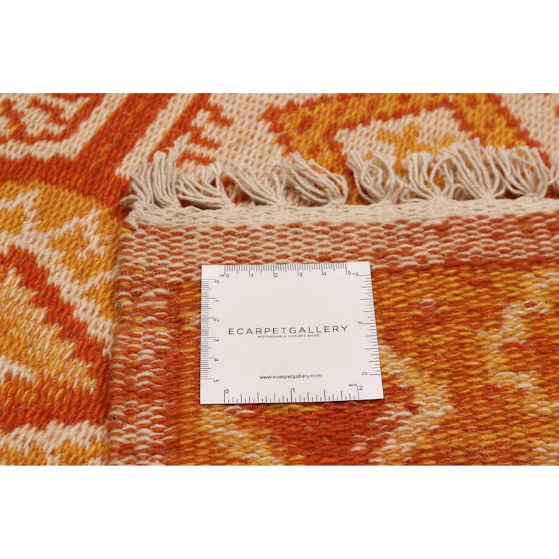 Ankara Orange Kilim 5'0" x 8'1" - 5'0 x 8'1