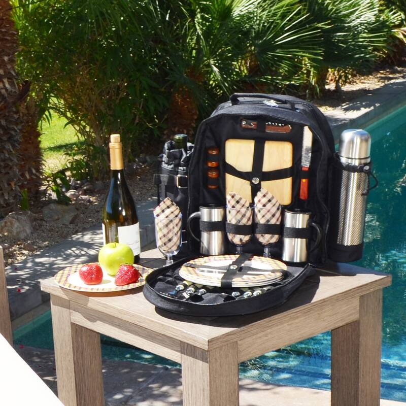 Picnic at Ascot Two Person Equipped Picnic Backpack with Coffee Service