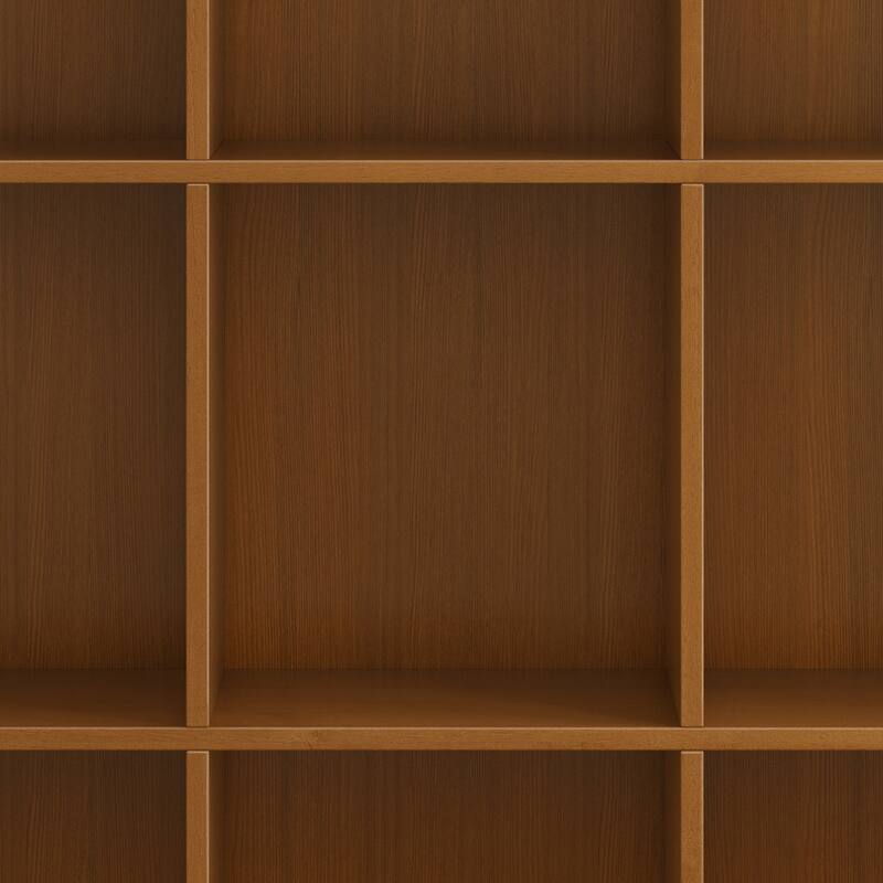 WYNDENHALL Normandy SOLID WOOD 48x44 inch Transitional 9 Cube Bookcase and Storage Unit - 44 Inches wide