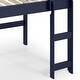 preview thumbnail 8 of 12, Unique Design Twin Loft Bed with Ladder, Guardrail and Spacious Under Bed Space, Blue
