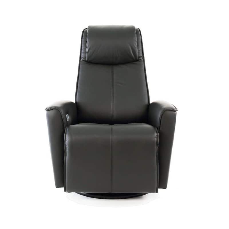 Fjords Urban Leather Swing Recliner - Small - Storm
