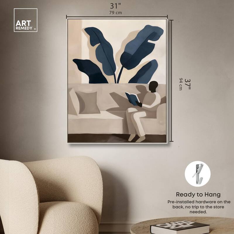 Void Reader II Canvas by Art Remedy