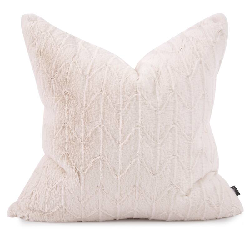 Allan Andrews 24" x 24" Angora Natural Pillow - Down Fill