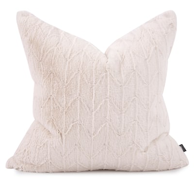 Allan Andrews 24" x 24" Angora Natural Pillow - Down Fill