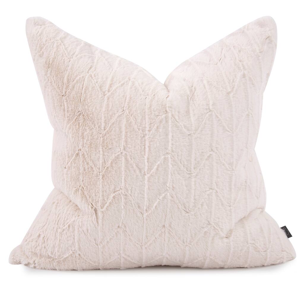 Allan Andrews 24" x 24" Angora Natural Pillow - Down Fill