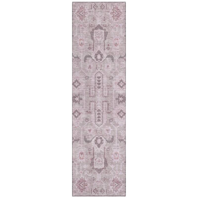 Machine Washable Indoor/ Outdoor Chantille Traditional Boho Rug