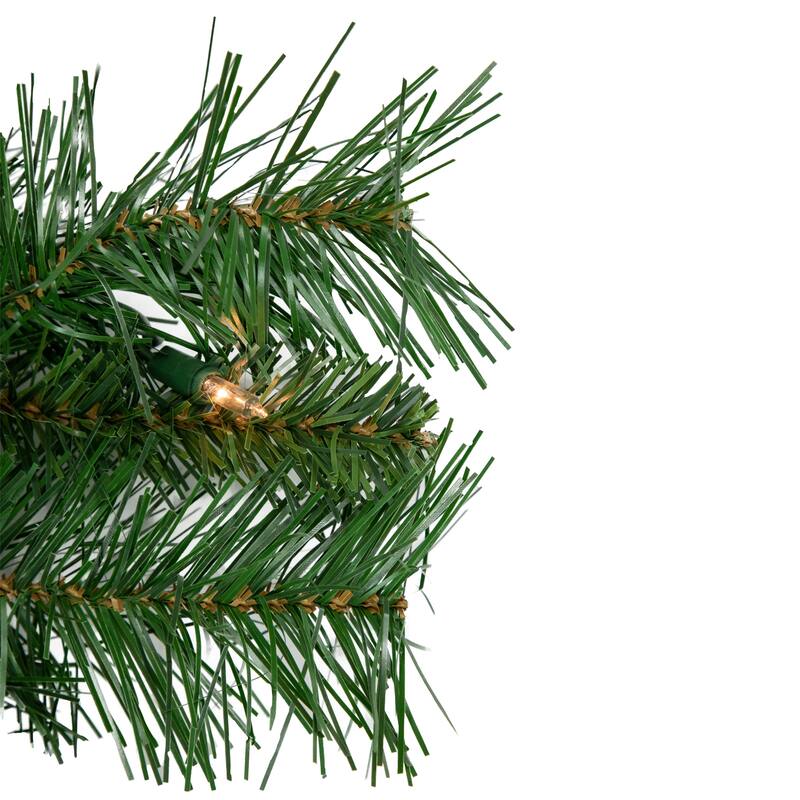 9' x 10" Chatham Pine Artificial Christmas Garland, Clear Lights