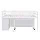 preview thumbnail 22 of 22, Kid-Friendly Design Full Size Loft Bed with Desk and Drawers