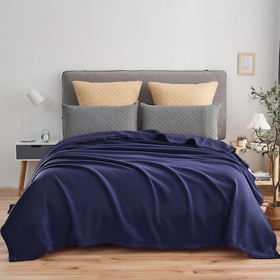 All Seasons Year Round Sheet Blanket with Satin Hem