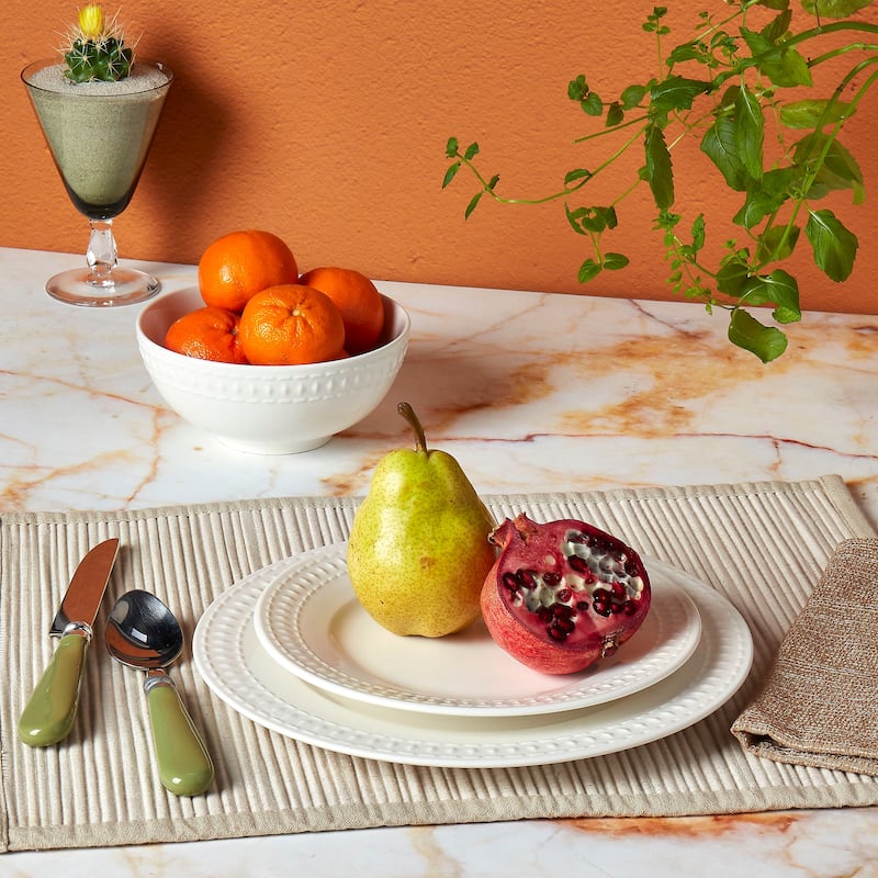 12pc Round dinnerware set