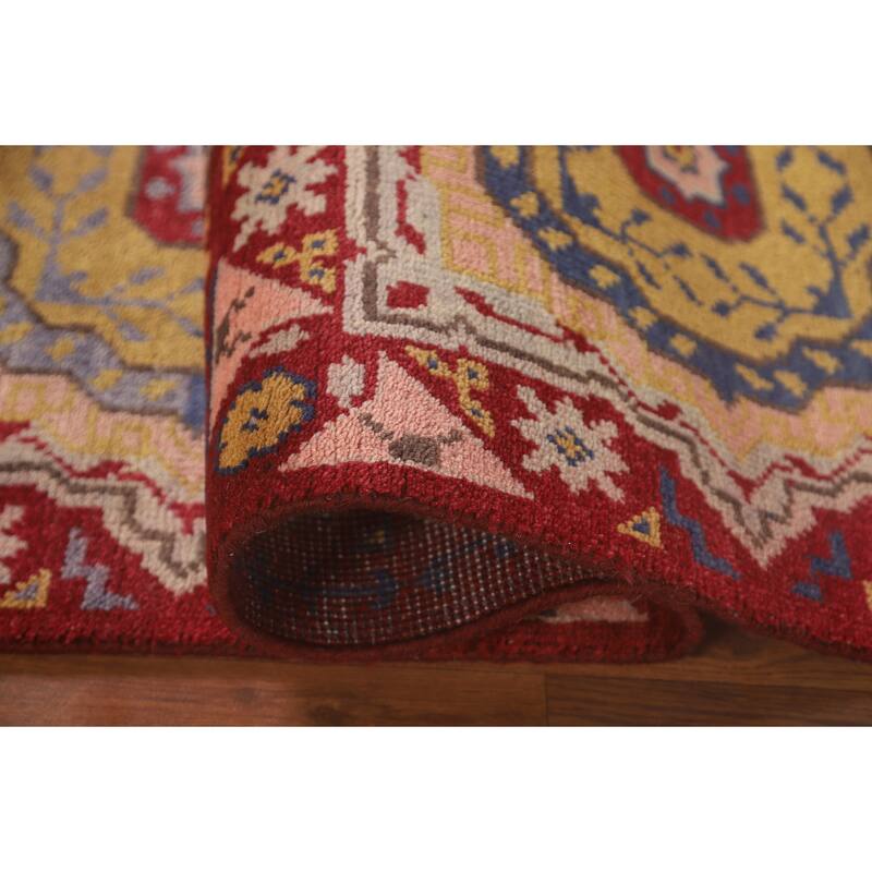 Red Heriz Serapi Oriental Runner Rug Handmade Wool Carpet - 2'5" x 7'10"